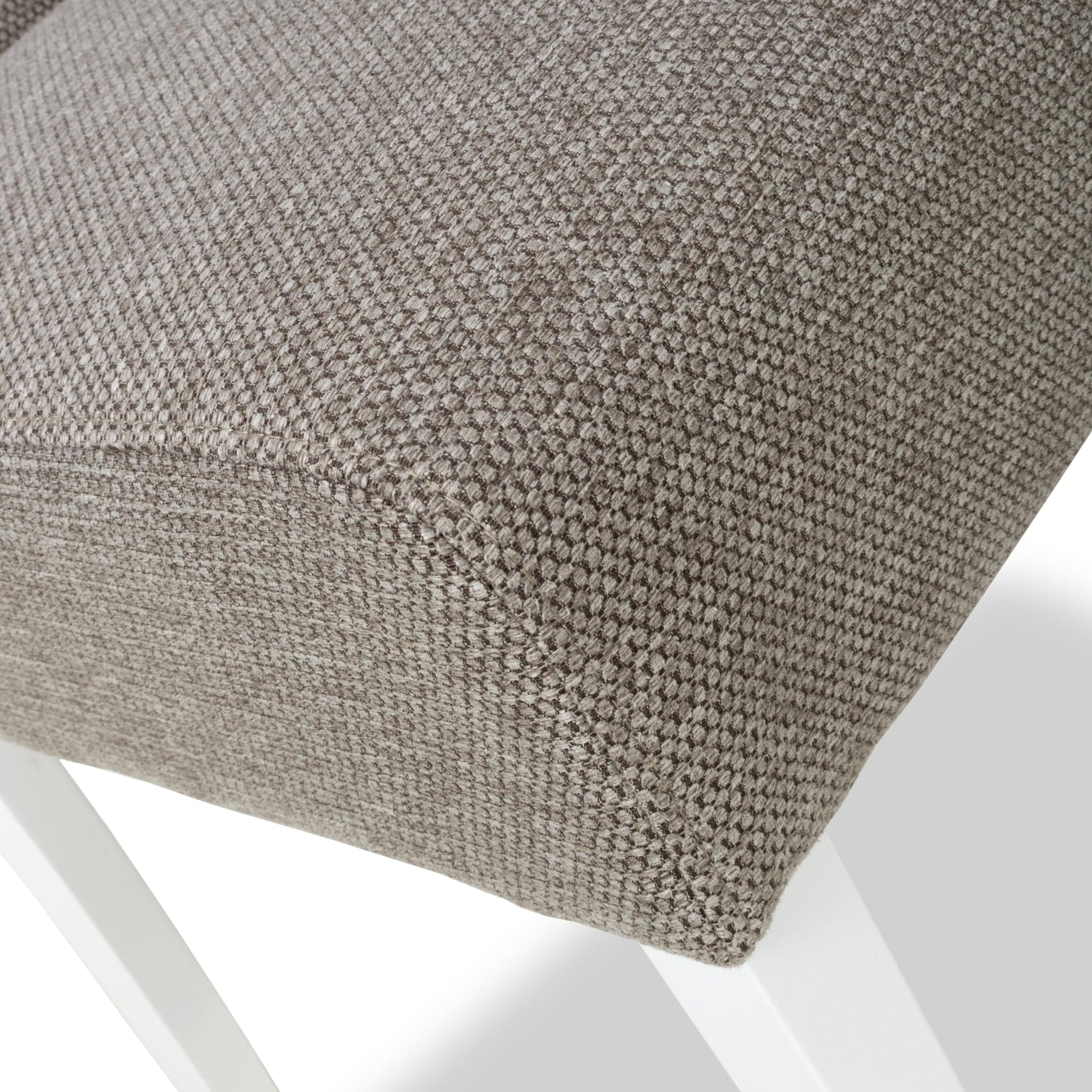Pryder Weave Dining Chair with White Legs