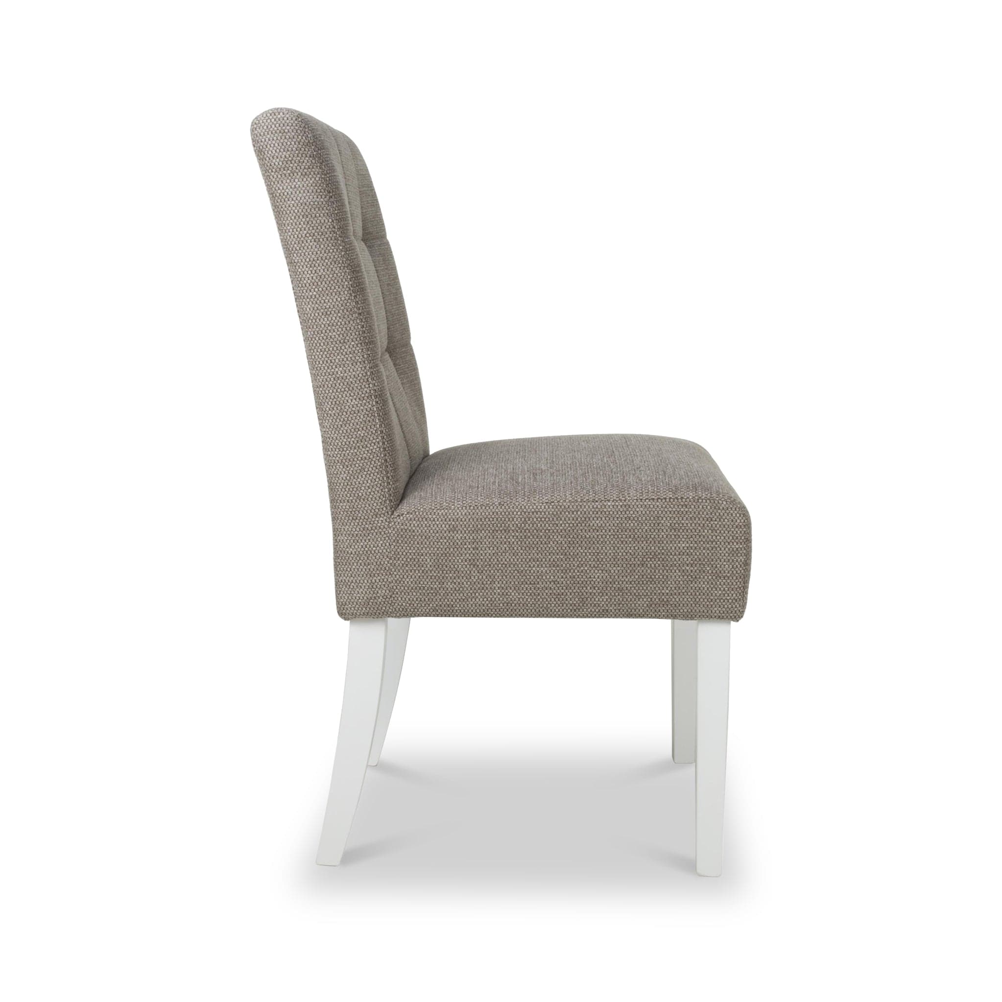 Pryder Weave Dining Chair with White Legs