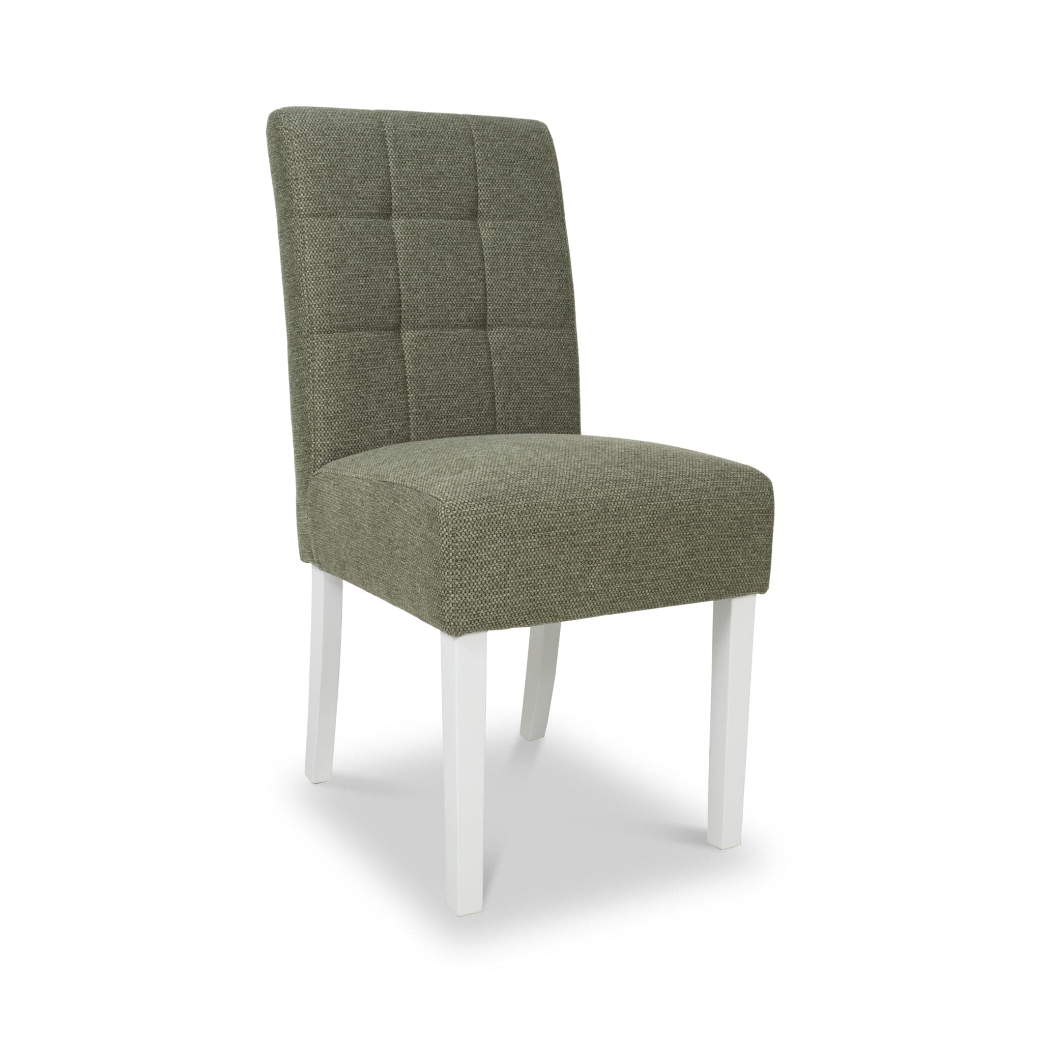 Pryder Weave Dining Chair with White Legs