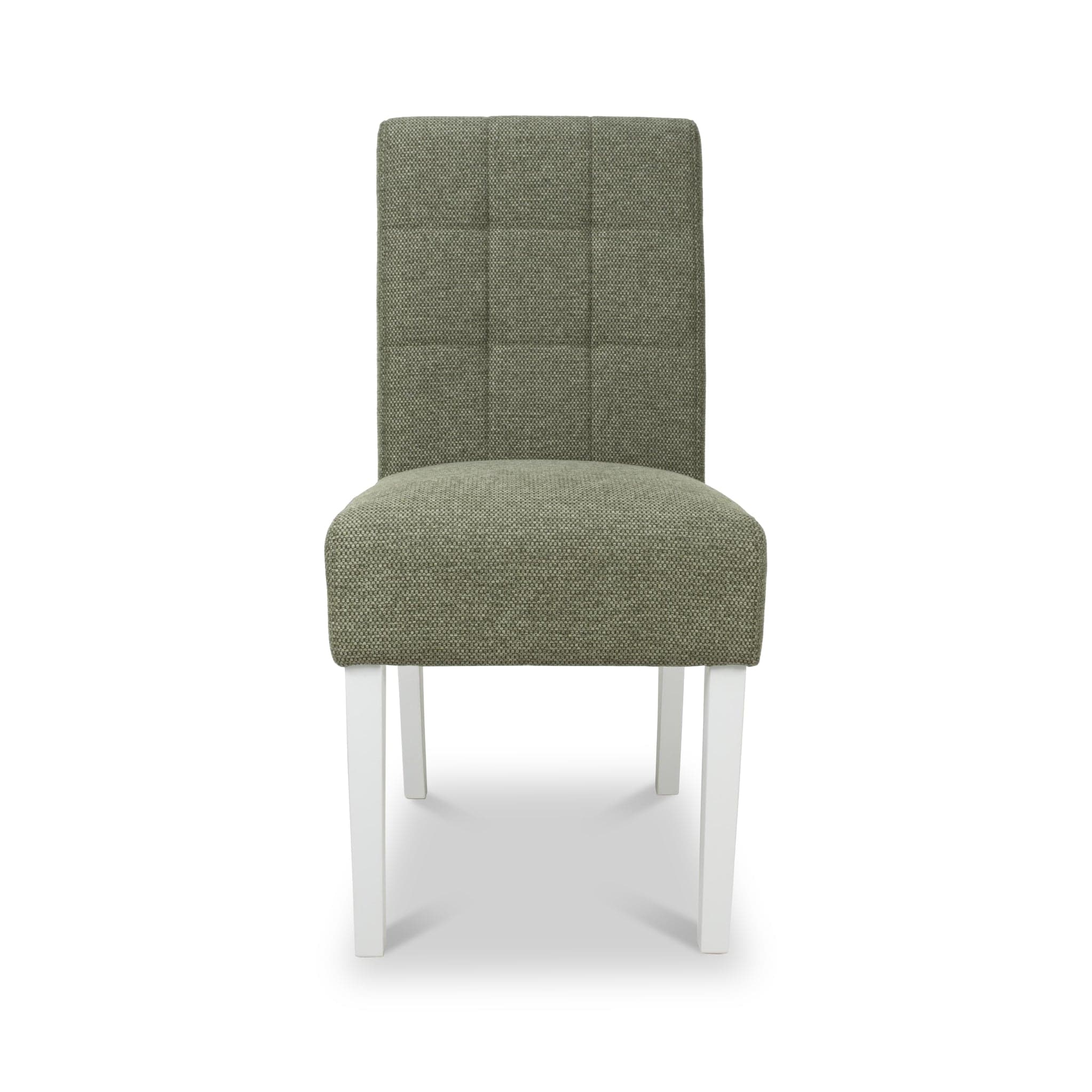 Pryder Weave Dining Chair with White Legs